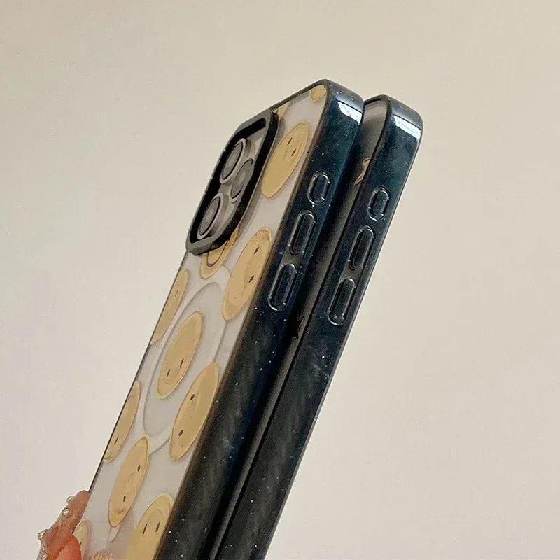 Acrylic Black Border Star iPhone 11 12 13 15 14 Pro Max Protective Case, Fits iPhone 15 Pro Max