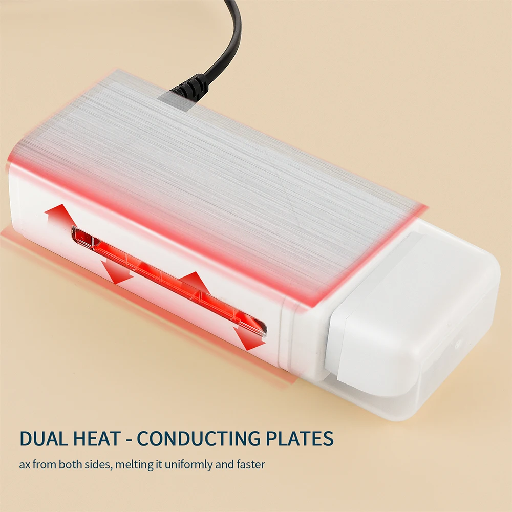 Foreverlily Wax Heater Wax Roller Epilator Depilatory Heater Hair Removal Wax Fast Heating Machine Body Leg Hair Waxing Warmer