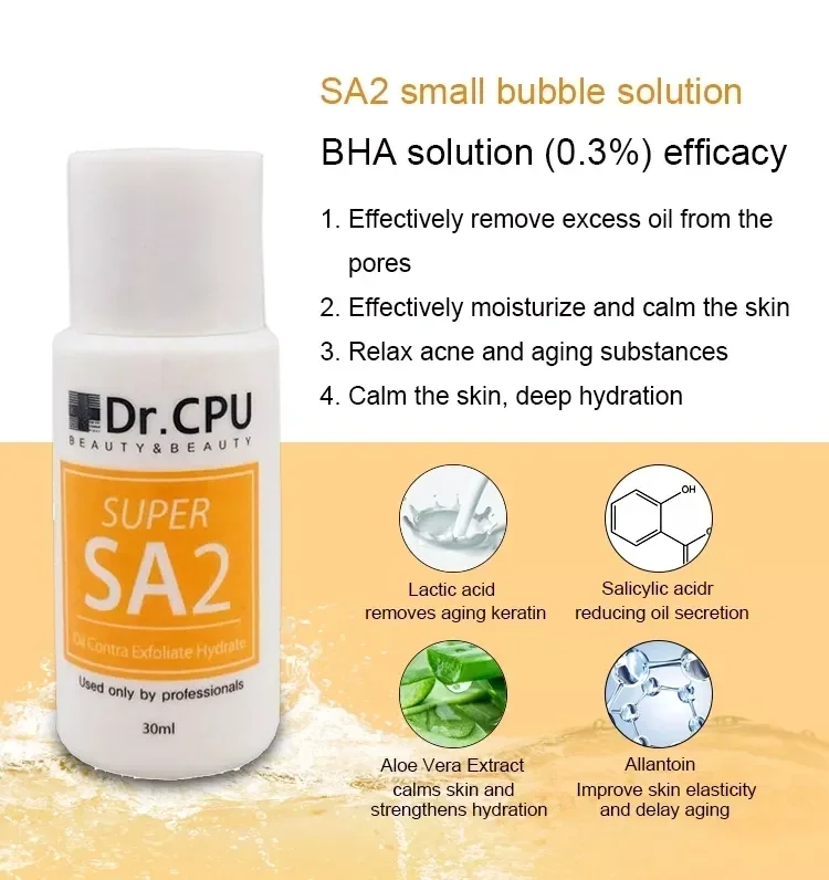 Concentrated Aqua Peeling Solution AS1 SA2 AO3 for Hydrafacial Dermabrasion Beauty Machine Facial Skin Care 4