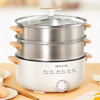 New Electric Heated Steamer  Household Multi-functional Three-layer Stainless Steel Large-capacity Vegetable Cooker Pot 1