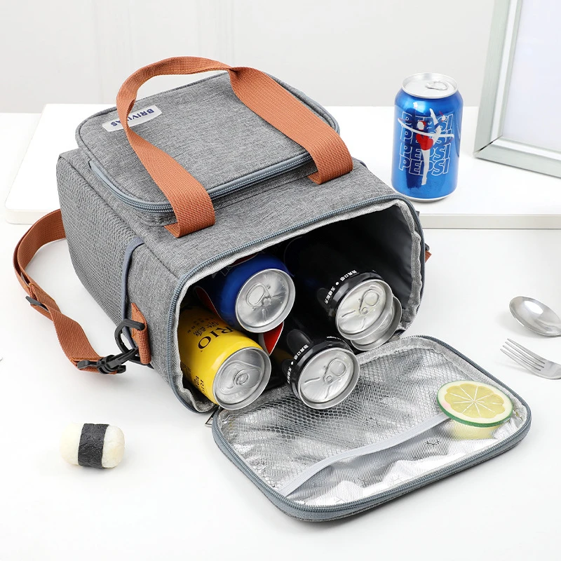 Portable Double Layer Thermal Bag for Lunch Outdoor Picnic Bento Pouch Food  Container Mommy Milk Bottle Insulated Nursing Bags - AliExpress