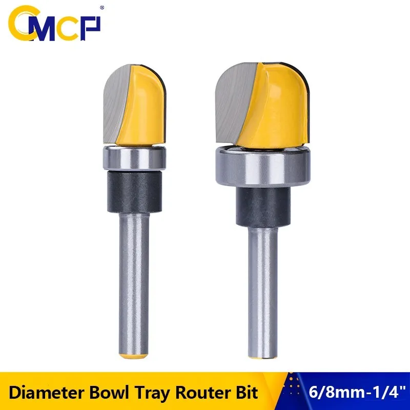 

Фреза по дереву CMCP, 6 мм, 8 мм, диаметр хвостовика 1/4, фреза по дереву, фреза с круглым носом для деревообработки