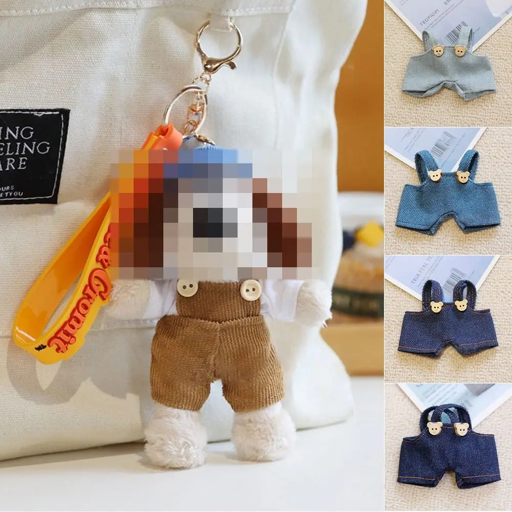 Trendy Mini Overall Jean Cute Clothing All-match Children Birthday Gift Toy for 14cm Wallace Gromit Dog