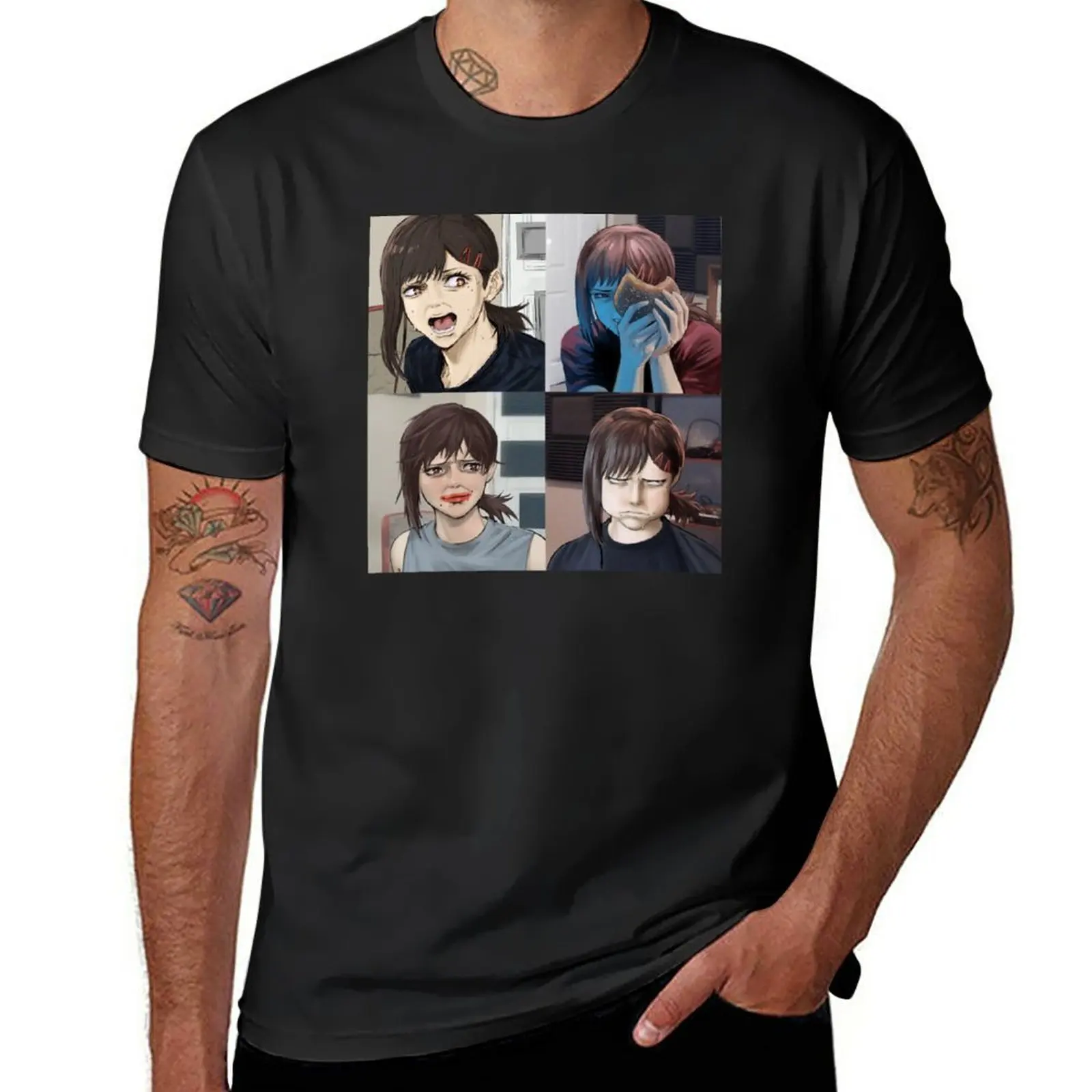 

Новая футболка Kobeni985, футболка с принтом животных для мальчиков, графические футболки, аниме футболка, пустые футболки, тяжелые футболки для мужчин
