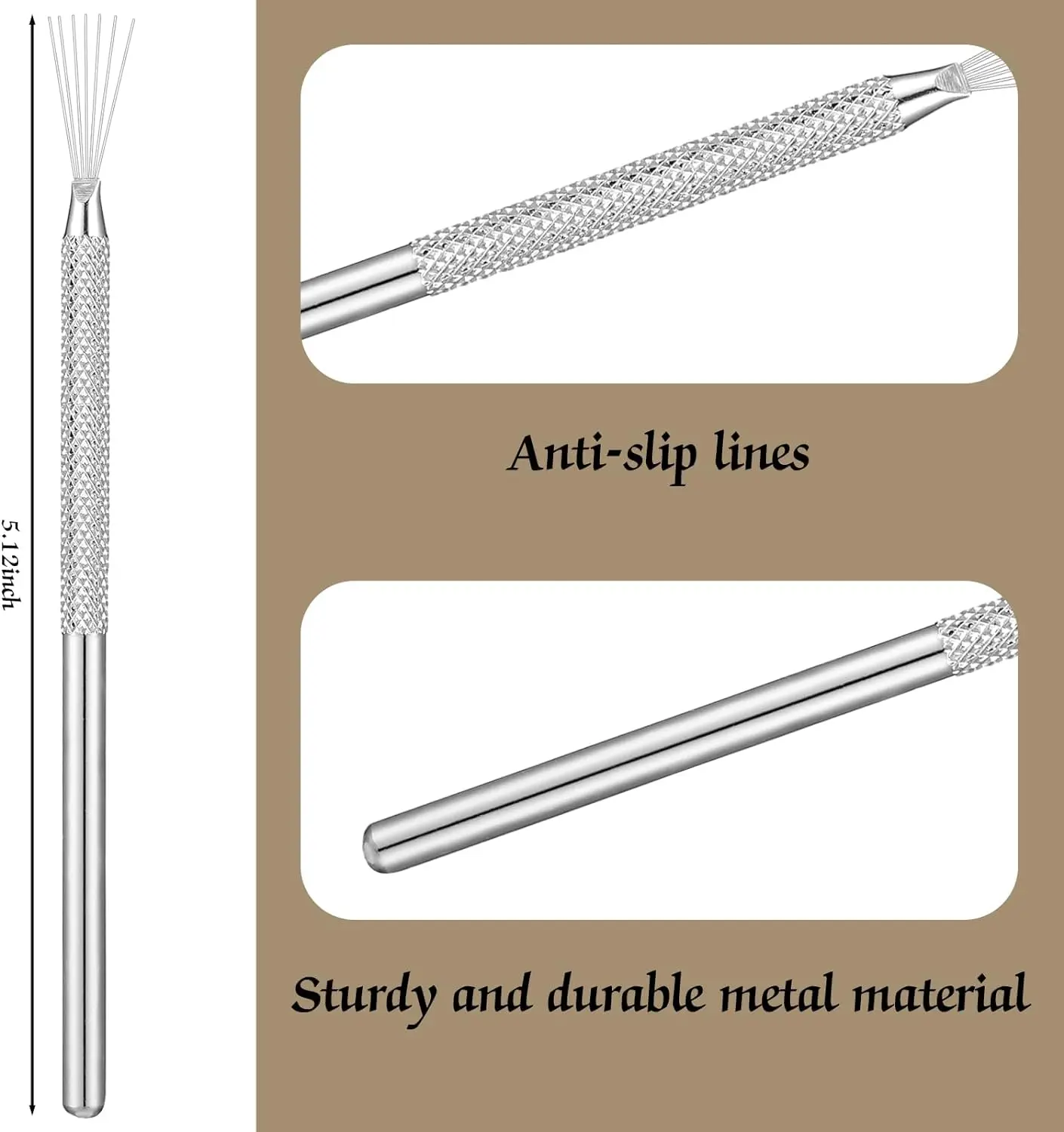 7 Pin Feather Wire Texture Ceramics Tools Polymer Clay Sculpting Modeling Tool DIY Pottery Brush Pottery Tools Cake Accessories polymer clay tools