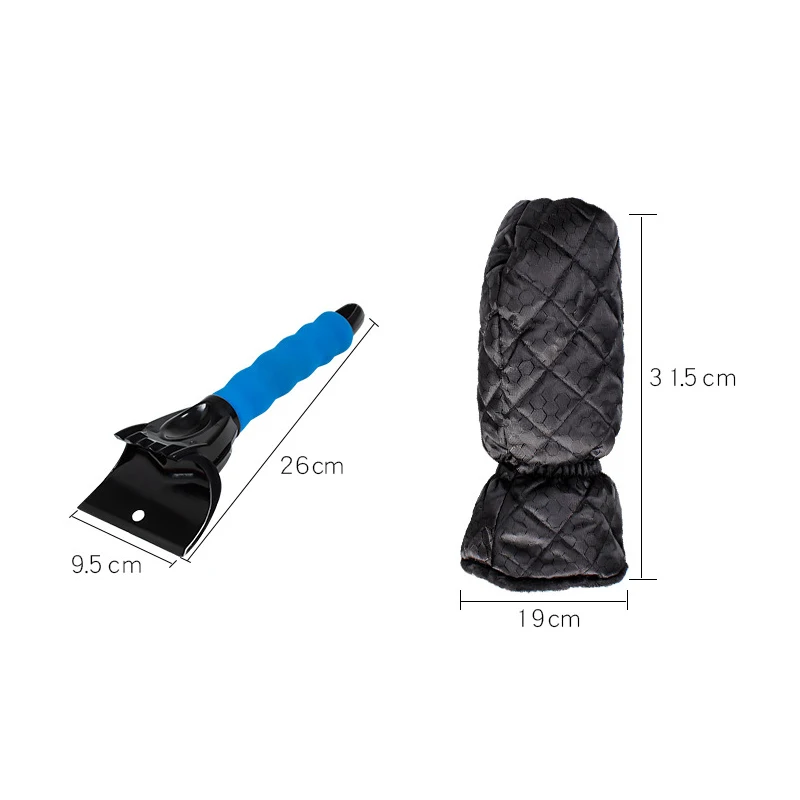 Ice Scraper with Scratches Deicer Sturdy Remover Cleaning Tool Durable Shovel Car Snow Shovel for Vehicle SUV Windshield windshield shovel windshield deicing instrument snow shovel window cleaning tool
