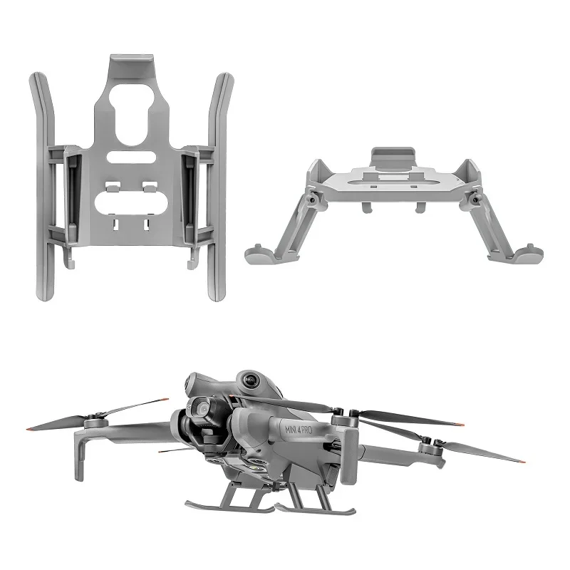 

Height Extended Leg Protector Foldable Landing Gear for DJI Mini 4 Pro Drone Mini 4 Pro Quick Release Drone Accessories