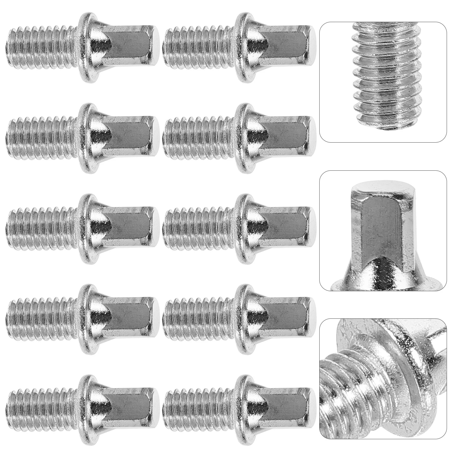 

Drum Set Tension Rods Key Bolt M6x10mm Snare Drum Set Screw Drum Set Bolt Supply For Pedal Shaft Drum Set Replaces Accessories