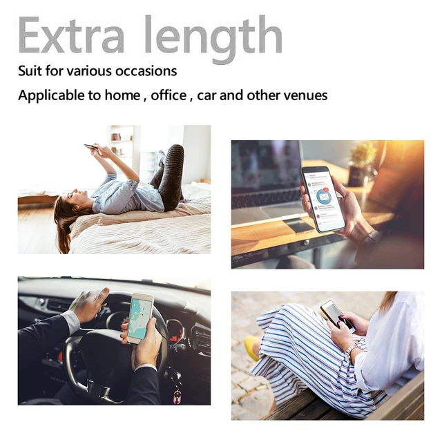 USB Type-C Fast Charging Cable 1M/2M/3M Nylon Braided 6
