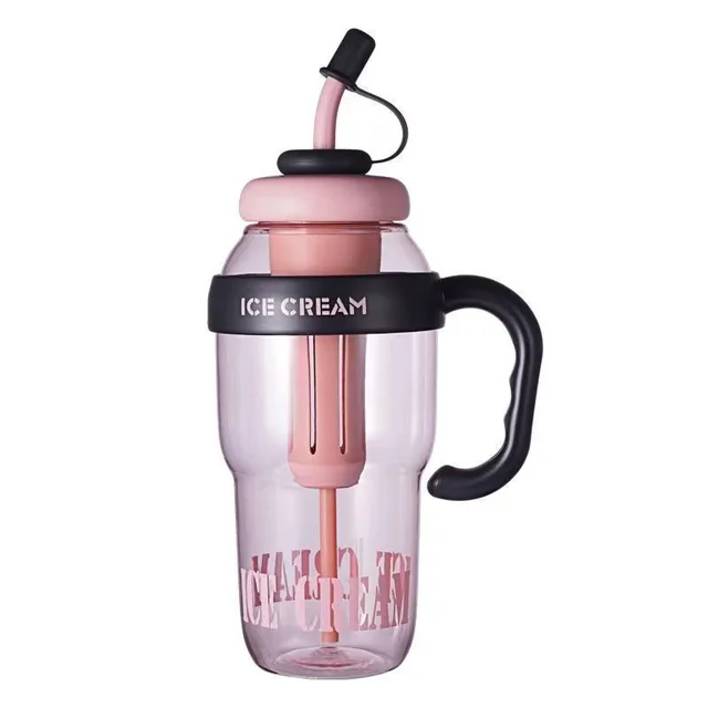 1300ML Large Capacity Plastic Water Bottle Cute Portable Children's Plastic Cup Leakproof with Straw Sports Water Cup Summer 6