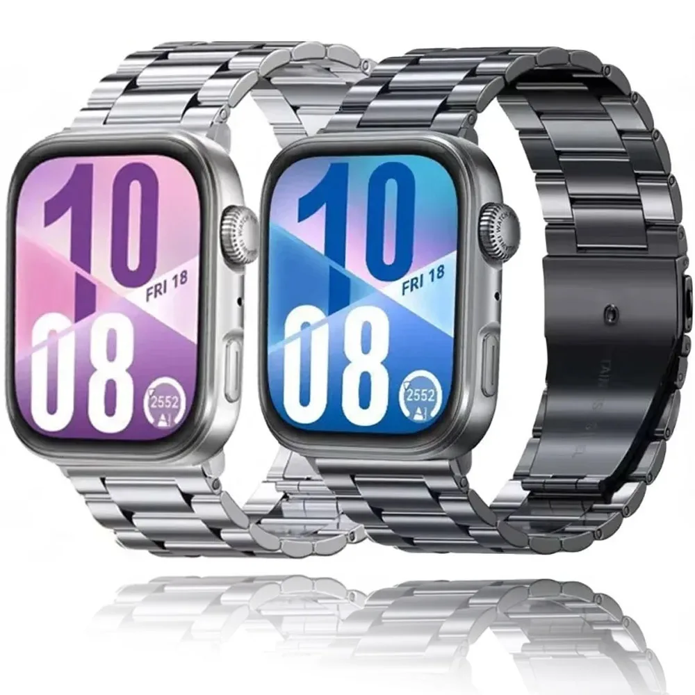 Stainless Steel Metal Strap - Comfortable Wristband for Smartwatch Accessories