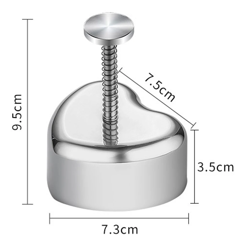 Kitchen Accessories Sushi Mould Stainless Steel Heart Mould Sushi Machine Mould Sushi Tool Onigiri Rice Ball Bento Machine Mould