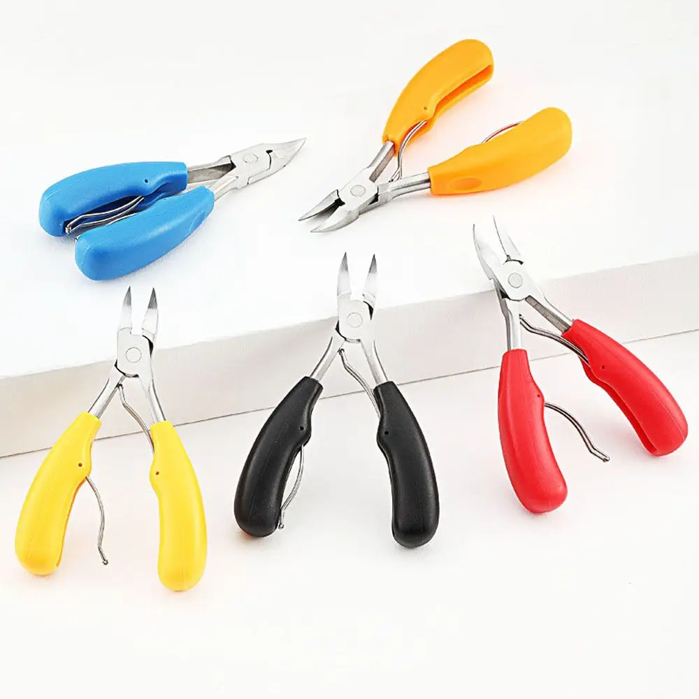 Professional Spring Edge Cutter Nail Art Care Trimmer Manicure Tool Callus Shavers Nail Cuticle Nippers Nail Cutter Scissor