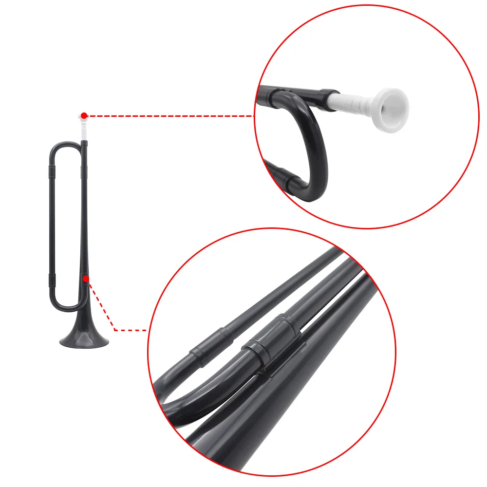 Description Picture 5 of itemYouth Trumpet Bb ABS Plastic Young Pioneers Bugle Call Student Horn Colorful Beginner for Brass Musical Instrument Performance