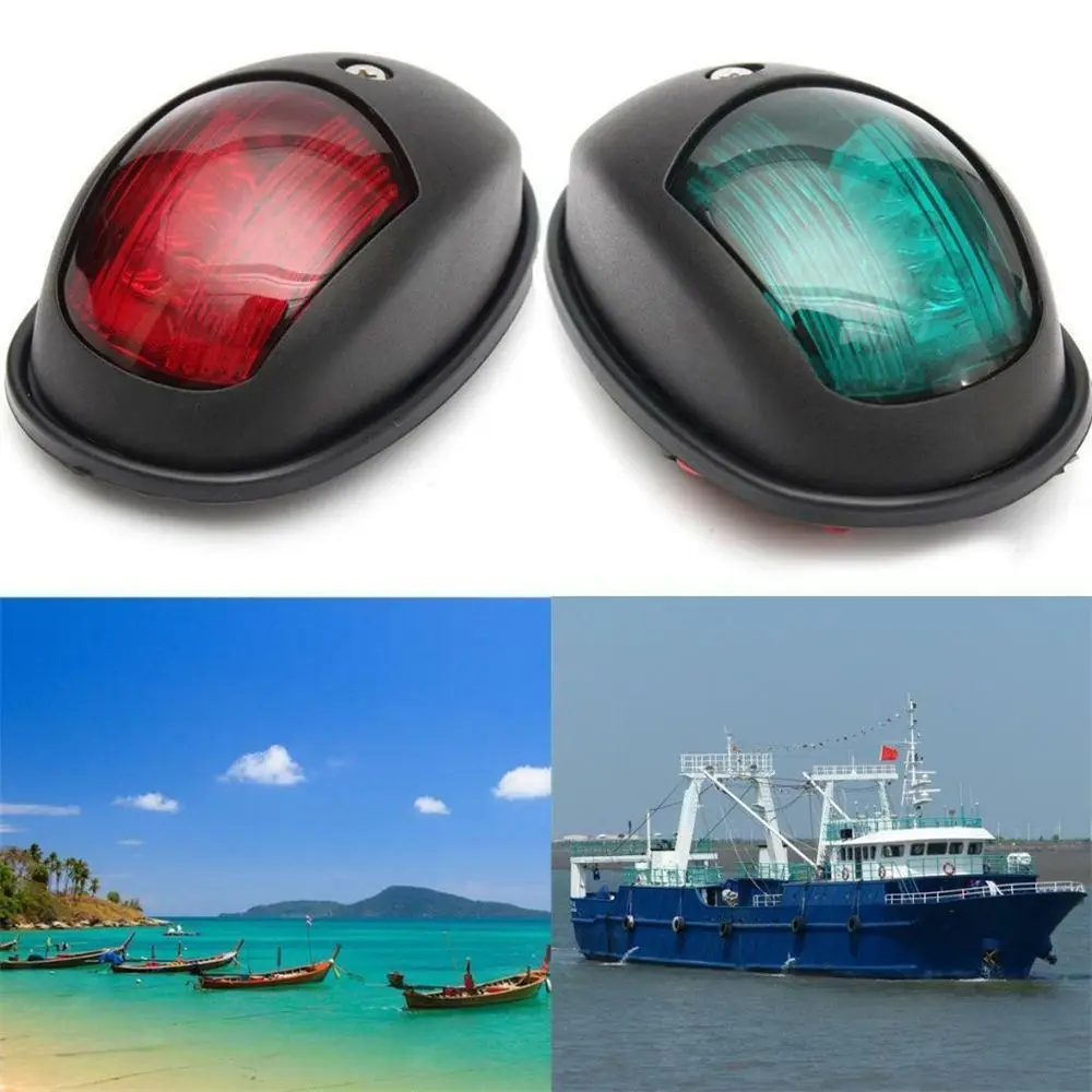 

Red Green Accessories Yacht Retrofit Marine Port Starboard Signal Lights Boat Navigation Lights