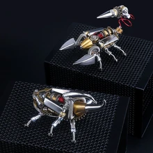 

Metal Puzzle 3d Model Kit For Adults Creative Toys Robot Mecha Animal Beetle Scorpion Alloy Mechanical Desktop Ornaments Gifts