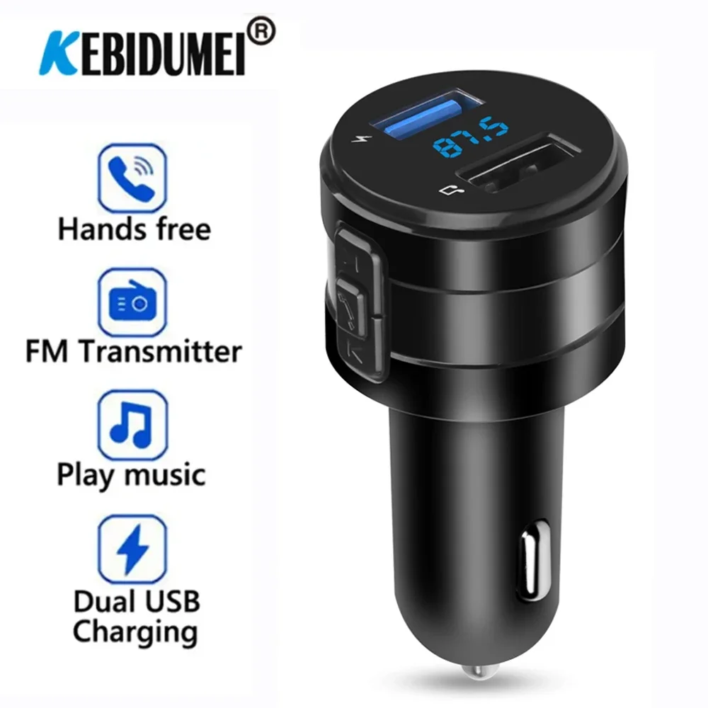 Bluetooth FM Transmitter MP3 Player USB Charger 1