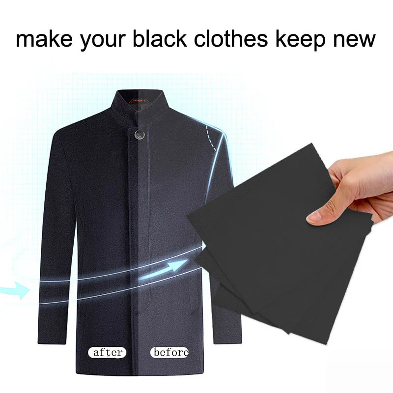 Black Clothing Color Restorer Sheet Black Trouser Clothes Laundry Tablet Restore Color Laundry Paper for Washing Machine laundry tablets