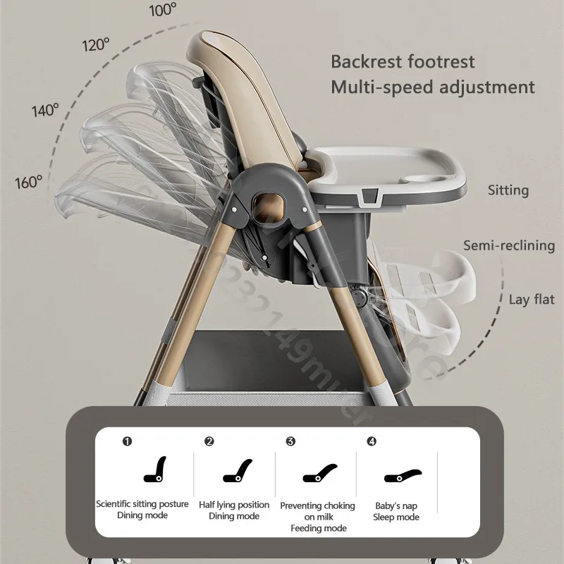 Foldable Baby Dining Chair 3
