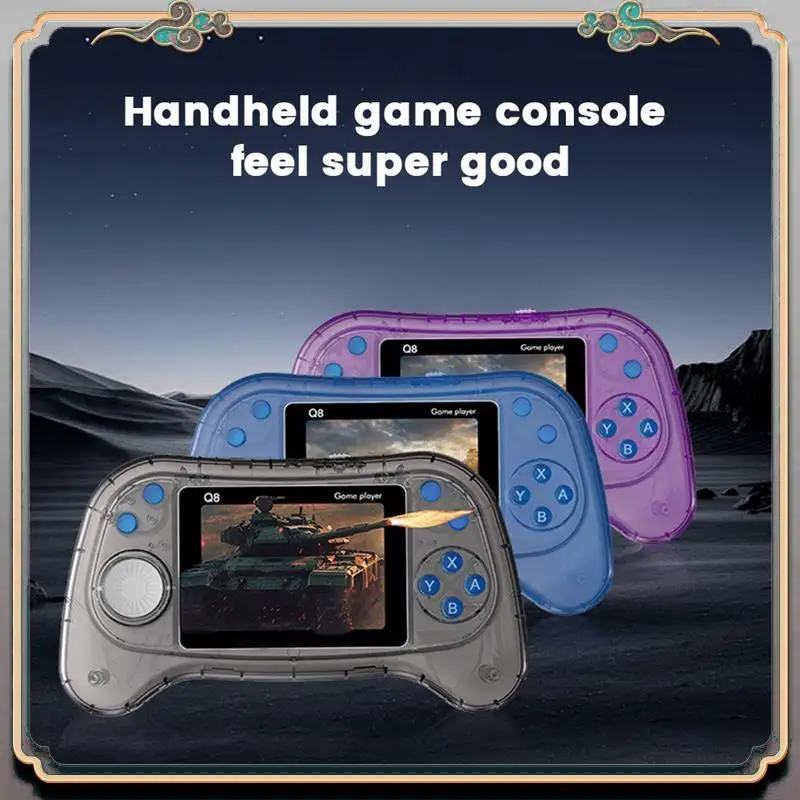 A46M-Q8 Handheld Game Console 3.0 Inch Screen 800-In-1 Classic Games Retro Game Console Support TV Connection For Children