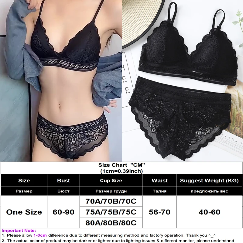 french knickers set Women Lace Bra Sets Sexy Seamless Underwear Suits For Women Backless Vest Panties Lingerie Padded Bralette Push-Up Briefs Female bra and panty sets