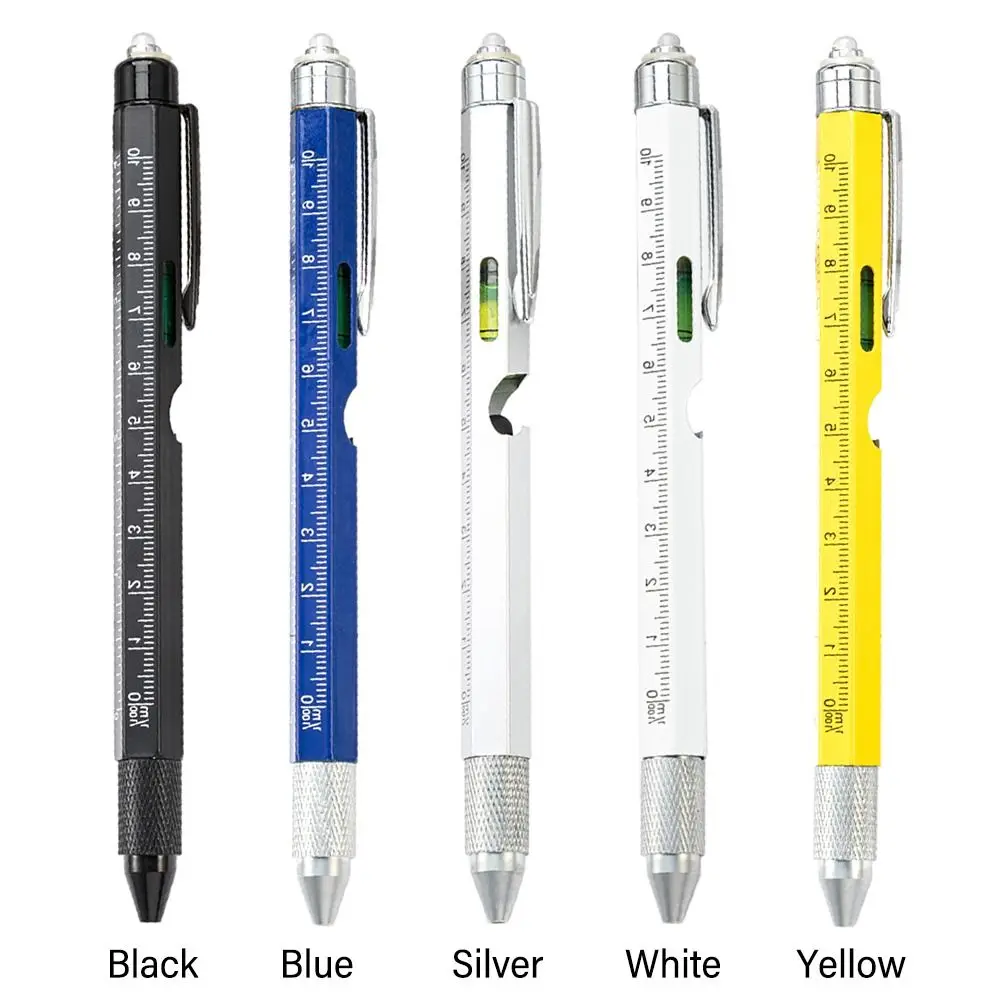 도구, 터치 가제트, 라이트, 슬롯/크로스 스크루 드라이버 다기능 펜 볼펜, 정전식 펜