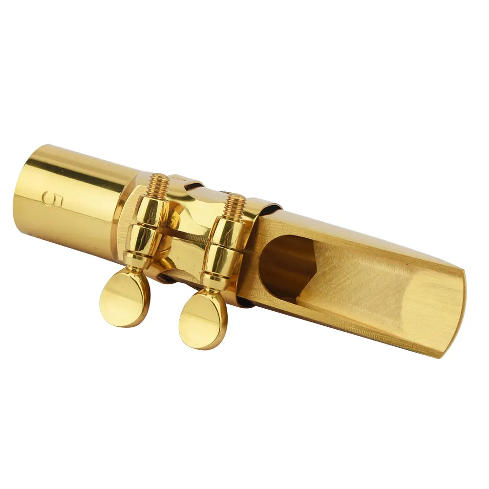 

Musical Instruments 5C/6C/7C/8C Saxophone Mouthpiece Practical Nozzle Accessories Metal Sound With Cap Professional Tone