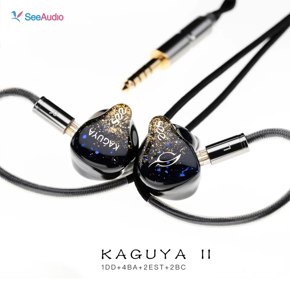 SeeAudio KAGUYA II In-ear Earphone 1DD+4BA+2EST+2BC 6 Way