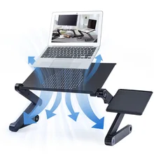 

Aluminum Laptop Computer Table Folding Table Lazy Desk Office Bed Desk