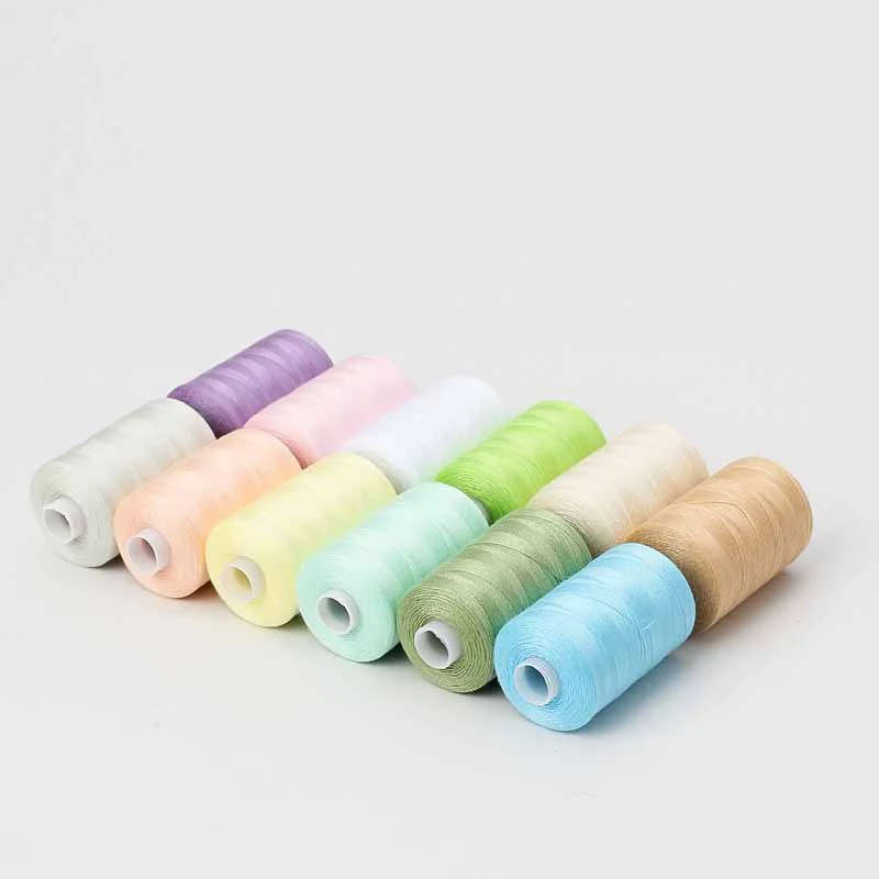 12 Colors/Set Yarn Sewing Thread Roll A Craft Paradise
