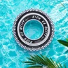 Inflatable Swimming Ring Tire Pattern Pool Floats Summer Swim Tube Air Mattress Baby Pool Floating Ring Water Play Entertainment 4