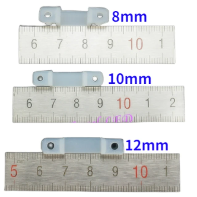 Free Shipping 8mm 10mm 12mm LED Strip Silicon Clip Connector