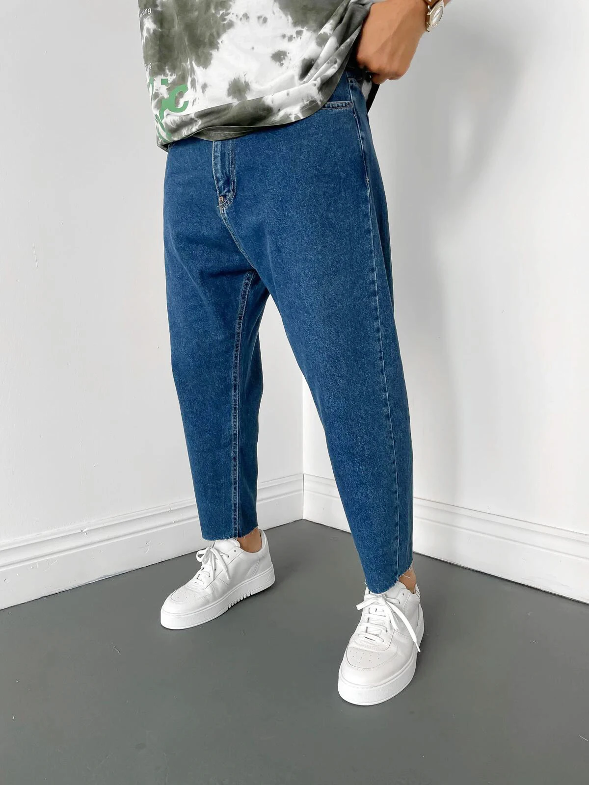 New Loose Men Jeans Fashion Men's 