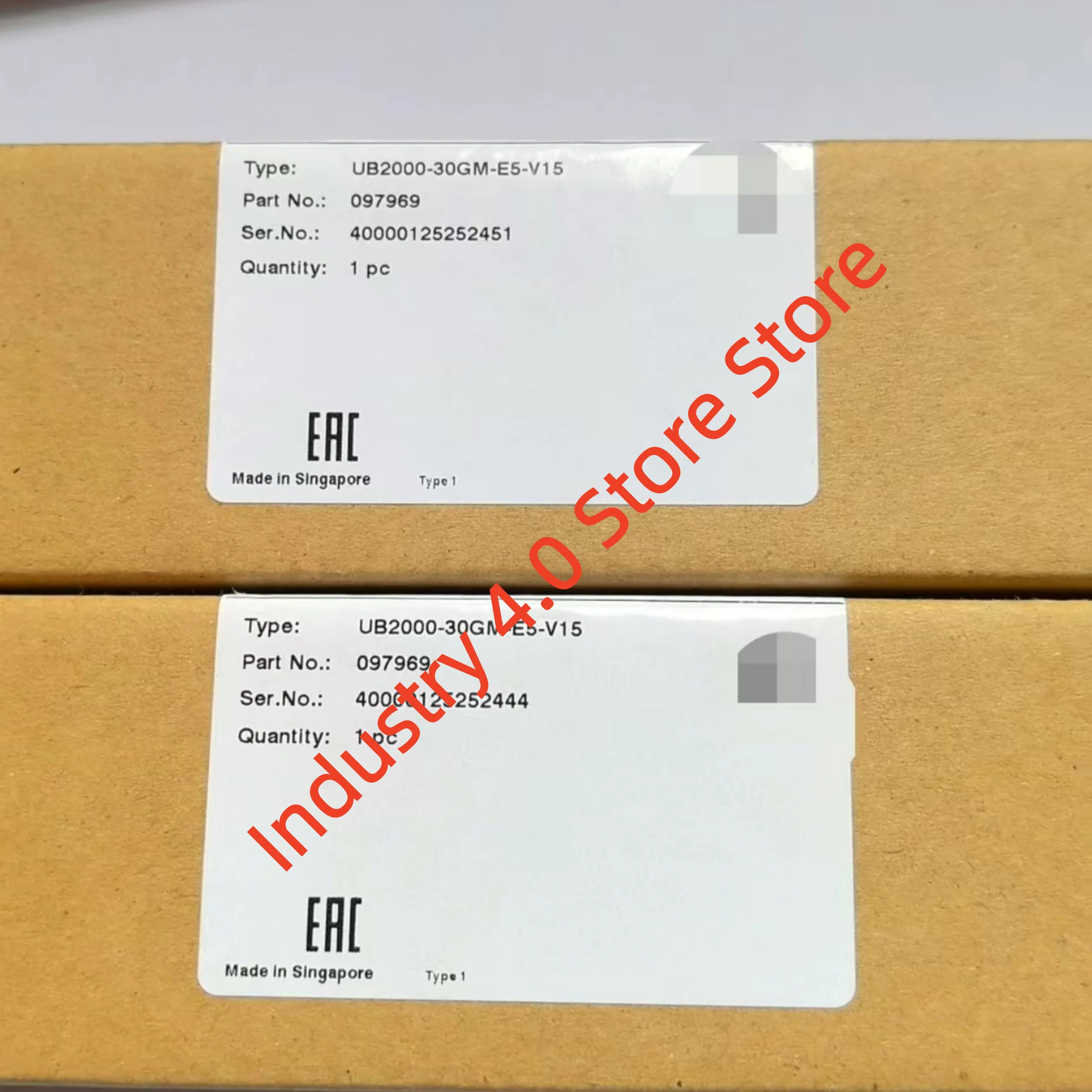 UB2000-30GM-E5-V15 완전 새 제품 VDM28-8-L1-IO/73C/110/122 초음파 센서