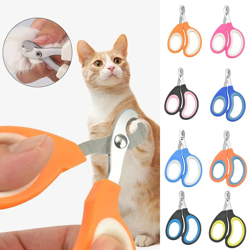 Professional Pet Nail Clipper Stainless Steel Dog Cat Nail Trimmer Pet Claw Grooming Clipper Convenient Dog Supplies