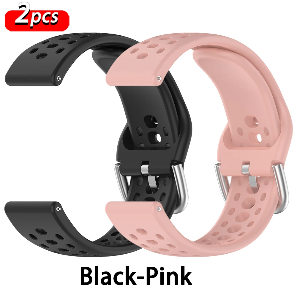 Enhanced Silicone Sport Strap - Breathable and Comfortable Watchband Accessory