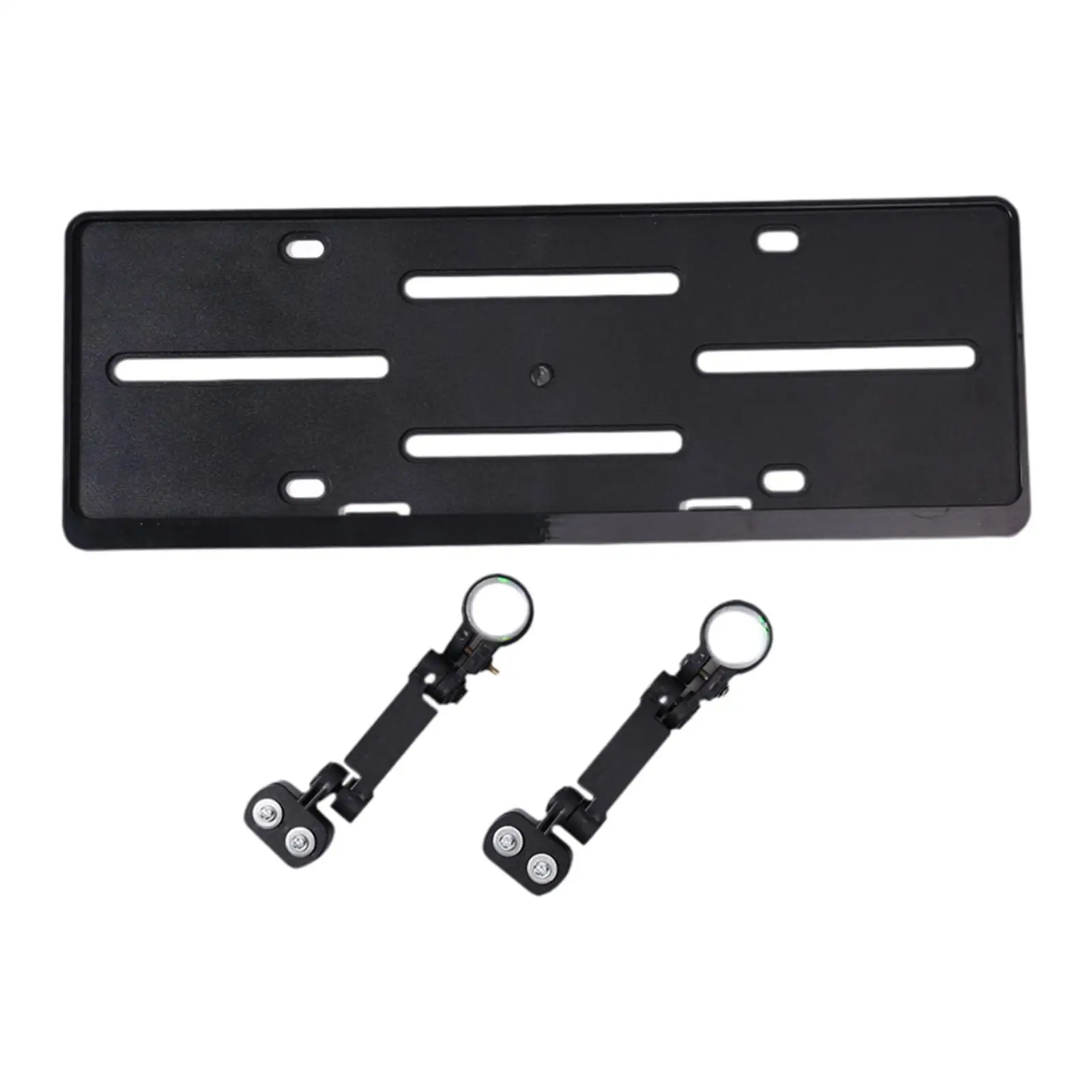 Auxiliary License Plate Holder 17.8x6.3inch Universal Accessory for Car External Rear Racks Simple Assembly Auxiliary License Plate Holder 17.8x6.3inch Universal Accessory for Car External Rear Racks Simple Assembly