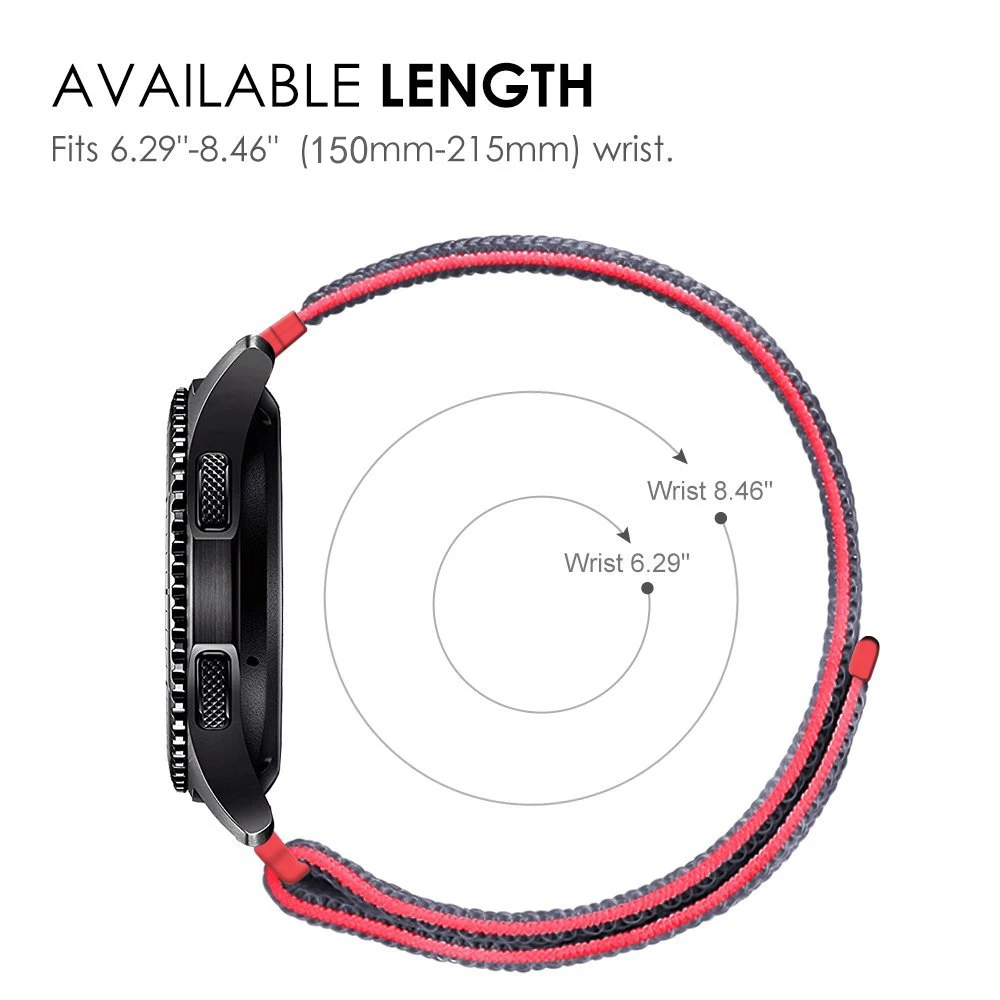 Premium Silicone Smartwatch Replacement Strap - 22mm/20mm