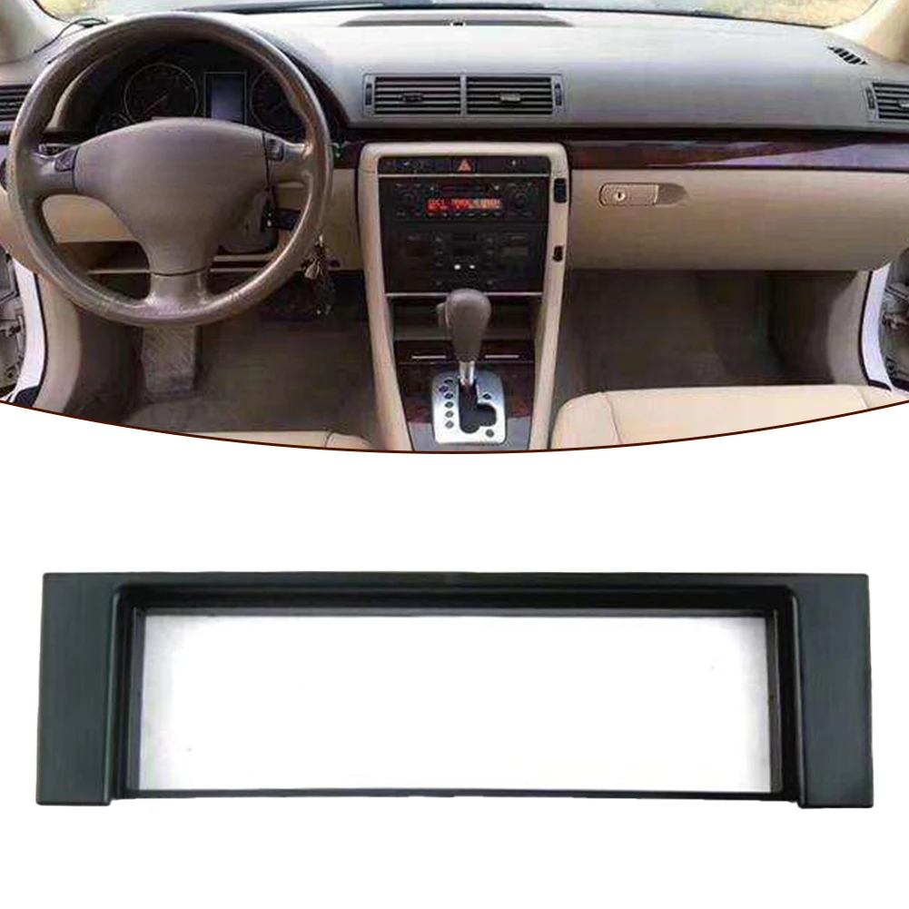 

Reliable 1 Din Car Stereo Radio Fascia Panel Plate Frame Adapter for A4 B6 2000 2006 Anti Corrosion Material Perfect Fit