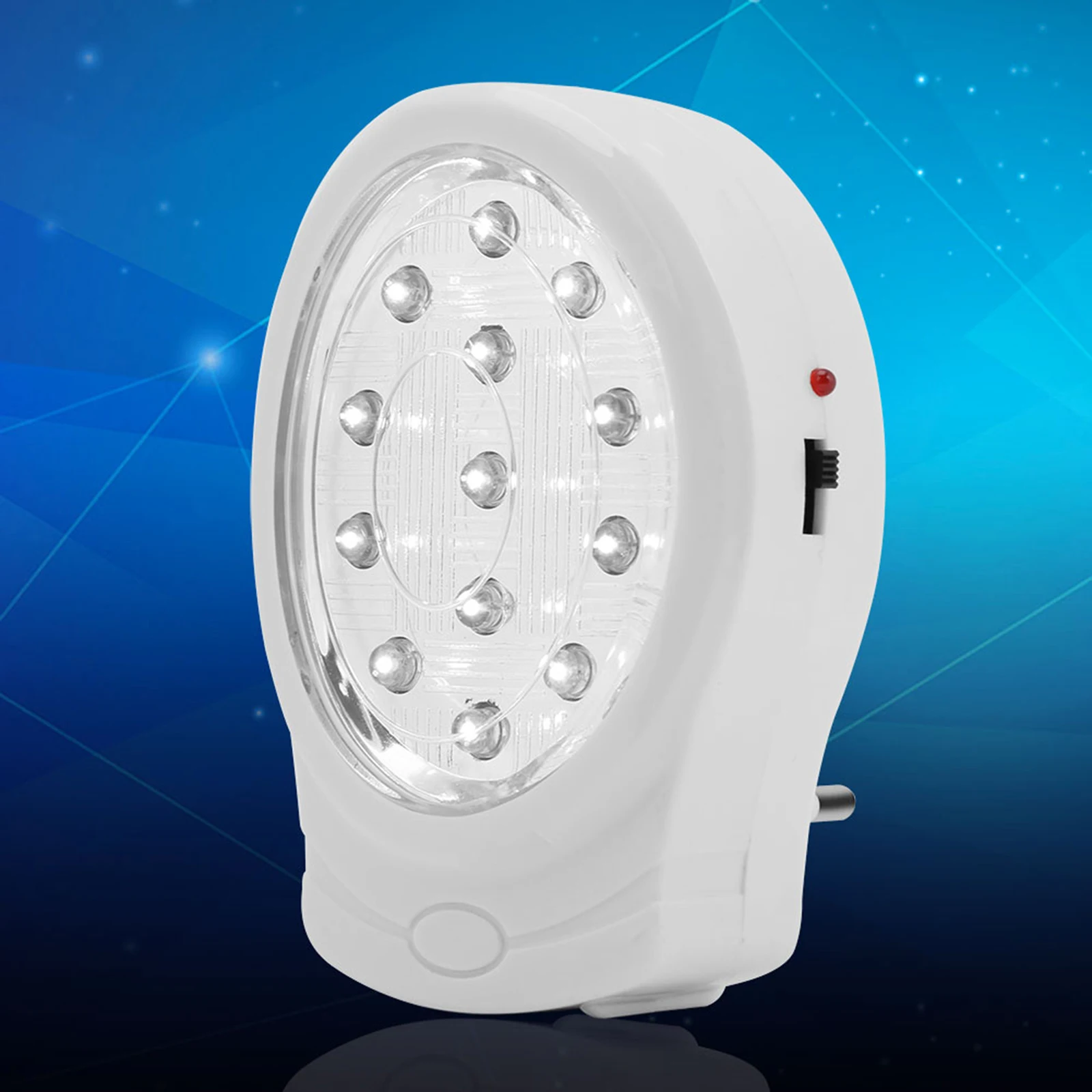 2W 110-240V EU Plug Rechargeable Home Emergency Light 13 LED Automatic Power  Failure Outage Lamp Bulb Night Light