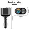 SEAMETAL Car Charger 66W USB Super Charge Phone Charger Auto Cigarette Lighter Adapter PD USB-C QC3.0 Multi Port Phone Charging 6