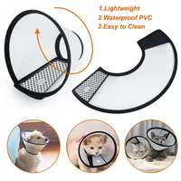 Vivifying Cat Cone, Adjustable Recovery Pet Cone, Lightweight Plastic Elizabethan Collar for Cats, Mini Dogs and Rabbits 6
