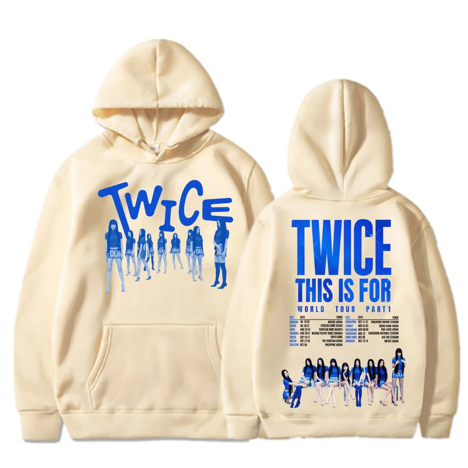 Twice This Is For Merch Hoodie Harajuku Pullover Tops Man Woman