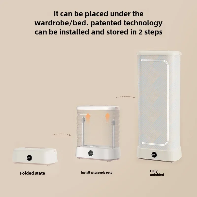 Midea Dryer Portable Clothes Dryers Household Clothes Automatic Air Dryer Coax Drying Machine Drying Rack Foldable Clothes Dryer 2