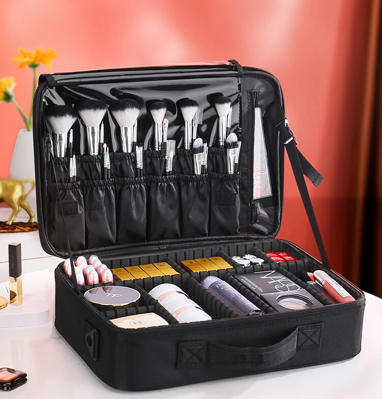 

Large capacity makeup bag for women's portable travel cosmetics storage bag