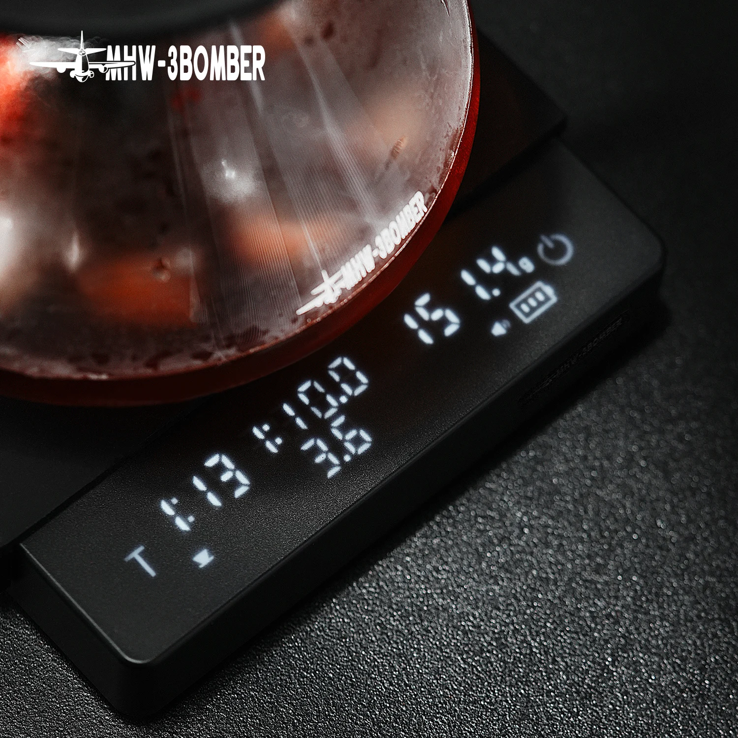 MHW-3BOMBER Digital Kitchen Coffee Scale High Precision Cyclic Rechargeable Espresso thumbnail 6