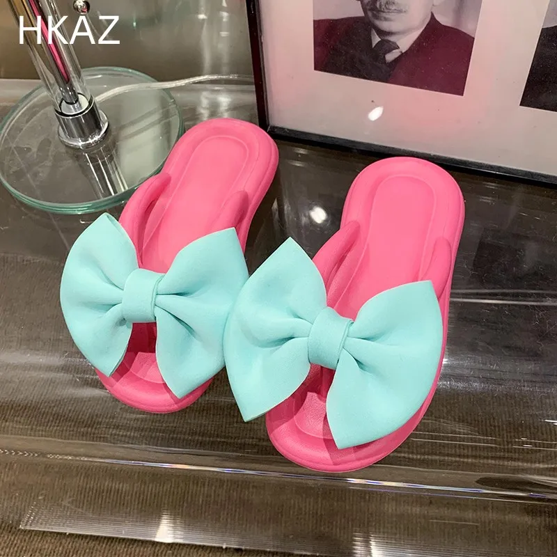 

Slippers for Women Fashion Outdoor Beach Roma Casual Platform Women's Flip Flops Breathable Flat Jelly Slippers Shoes New Summer