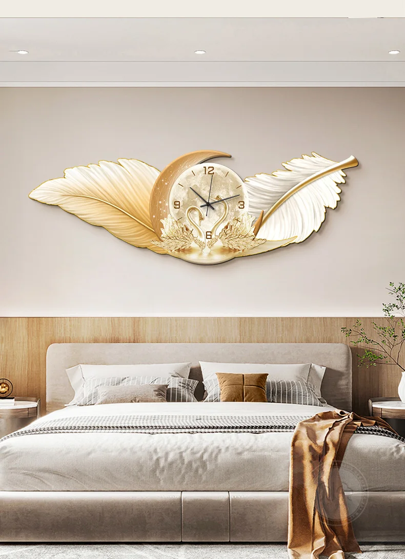 Large Art Mural Wall Clocks Luxury Fashion Digital Minimalist Nordic Silent Wall Watch Creative Reloj De Pared Home Decoration