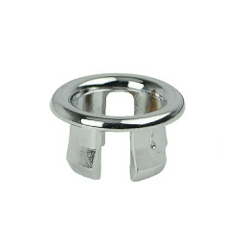 

2pcs Bathroom Basin Sink Overflow Ring Chrome Hole Cover Cap Inserts Round For Wash Basin Home Decoration Bathroom Accessories