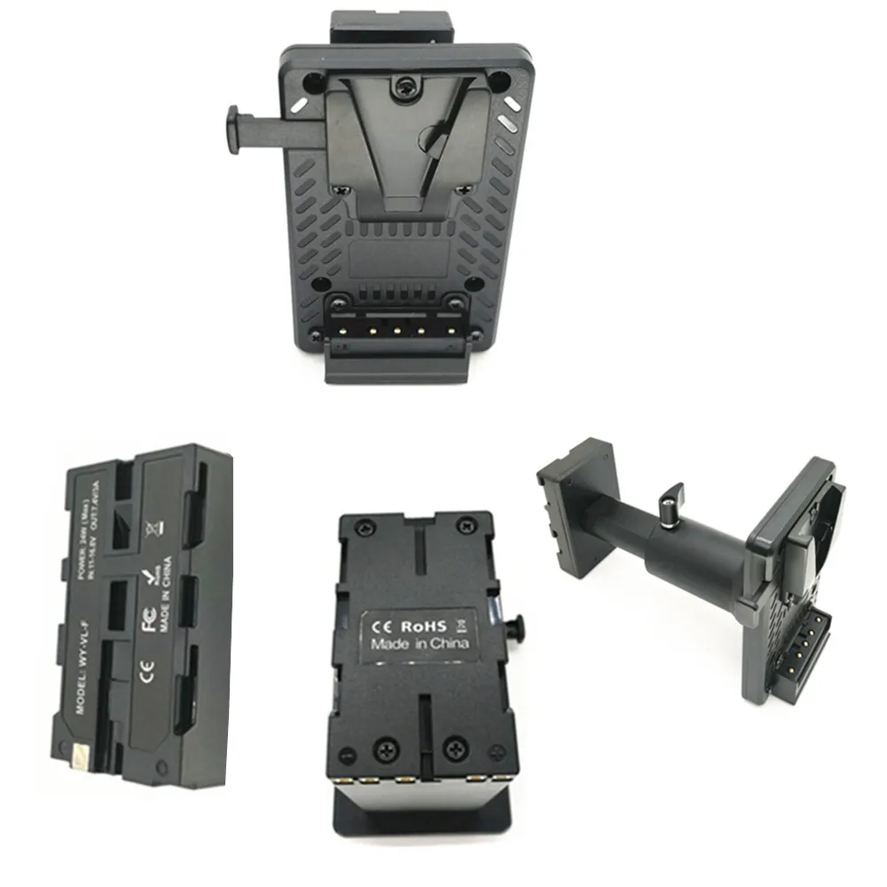 Bateria V-mount para F970 Bp-u60 Conversor Adaptador de Placa para Câmera Sony Vídeo Led Light v Mount V-lock F550 F770 U60 U70 U90